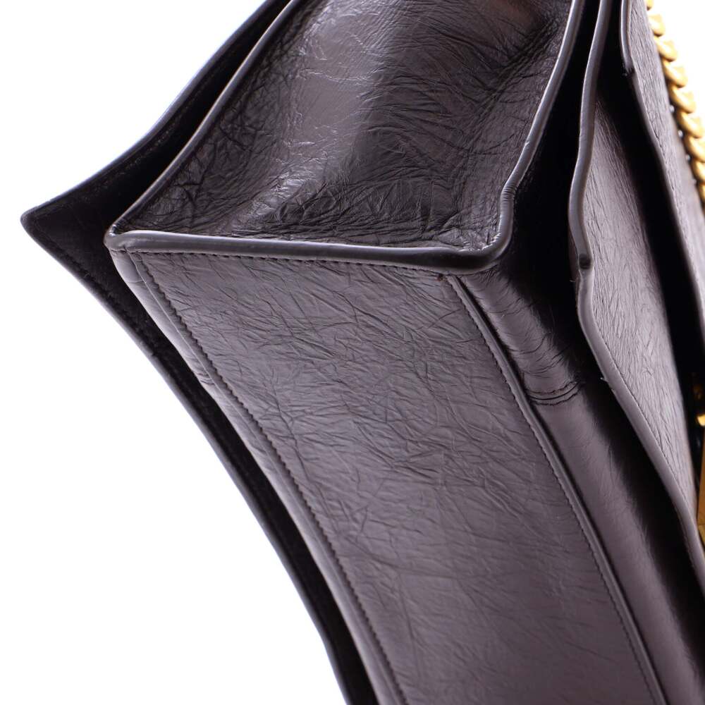 Balenciaga Crush Chain Flap Bag Leather #254022B14B - Picture 6 of 7